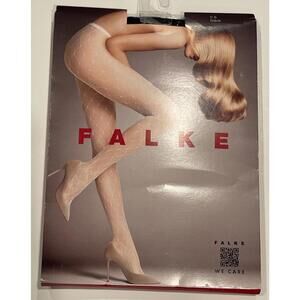 $47 New Women's FALKE Fashion Net Tights Black Size S